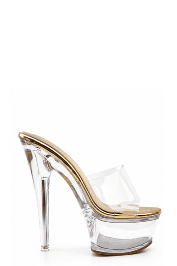 Plataforma Andrea Dorado para mujer | BeneShoes