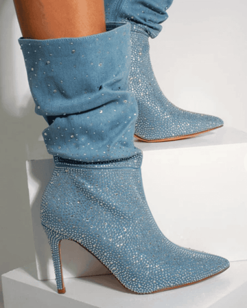 Botines Rosalía Denim para mujer | BeneShoes