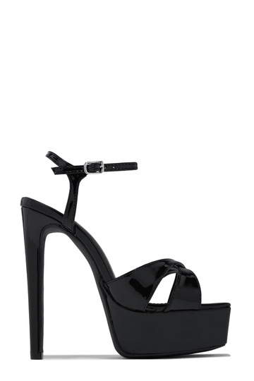 Plataforma Priscila Negro para mujer | BeneShoes