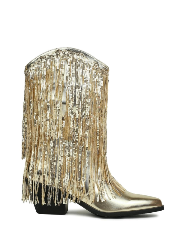 Botas Beyoncé Dorada