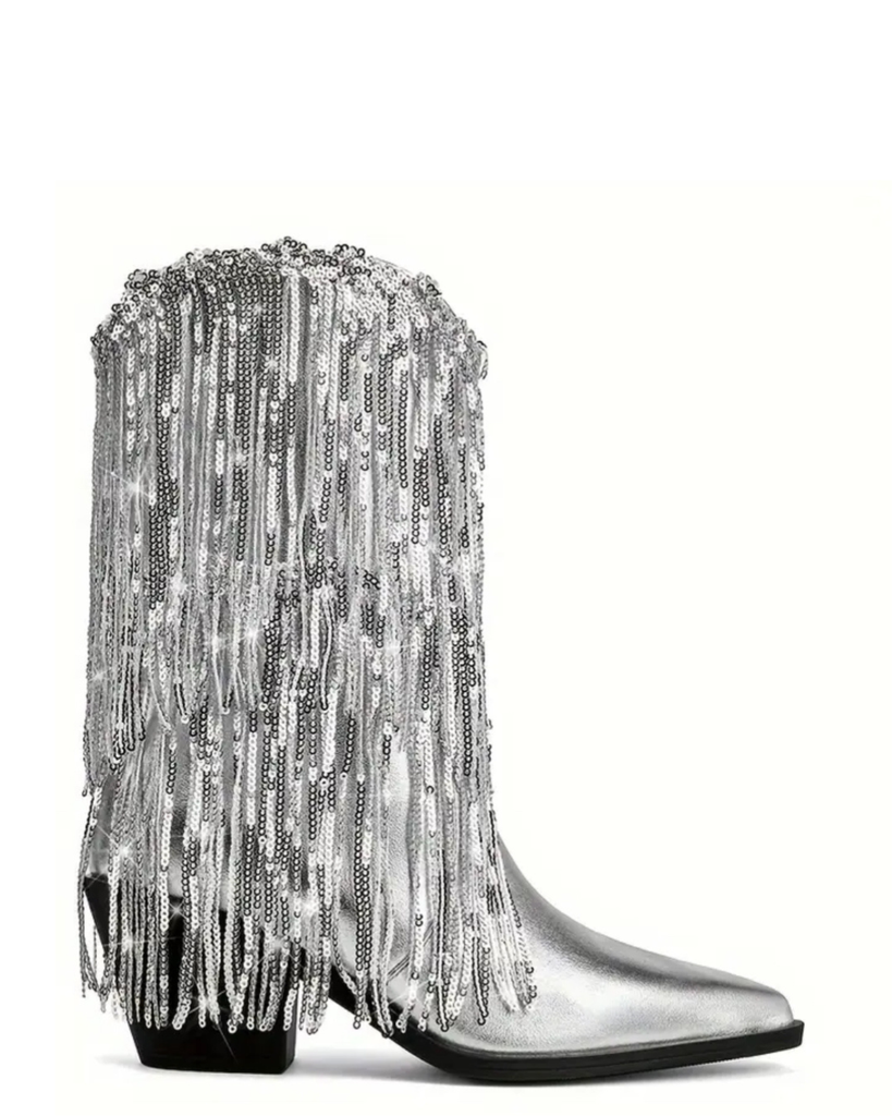Botas Beyoncé Plata