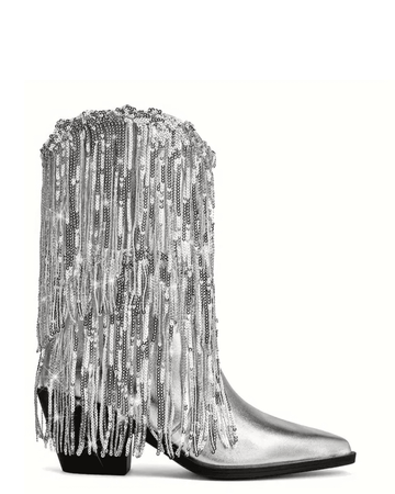 Botas Beyoncé Plata para mujer | BeneShoes