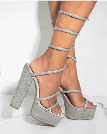 Plataforma Gigi Plata para mujer | BeneShoes