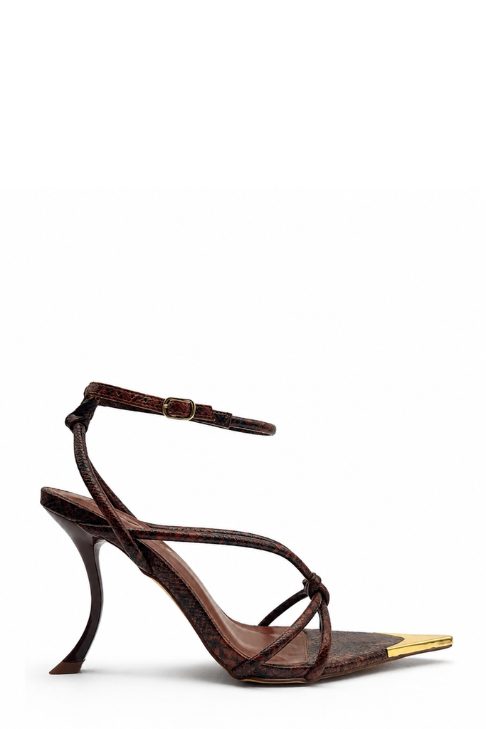 Zapato Alessia Café Animal Print