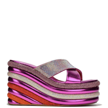 Sandalia Alejandra Rosa para mujer | BeneShoes