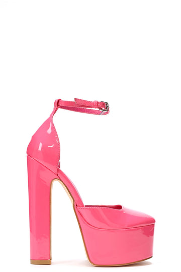 Plataforma Giselle Rosa para mujer | BeneShoes