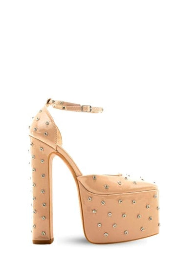Plataforma Aida Nude para mujer | BeneShoes