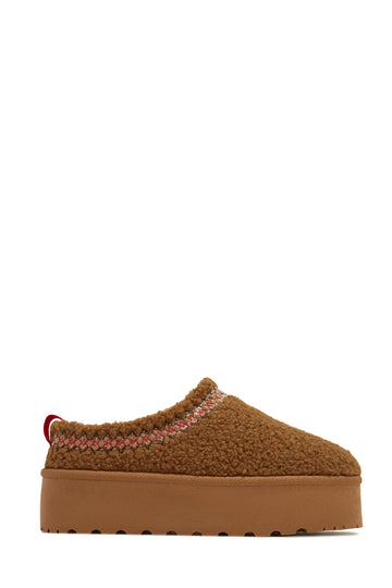 Pantufla Abbie Café para mujer | BeneShoes