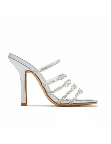 Zapato Aurora Plata para mujer | BeneShoes