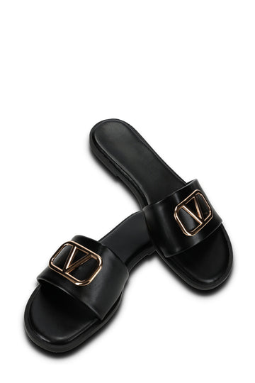 Sandalia Azia Negro para mujer | BeneShoes
