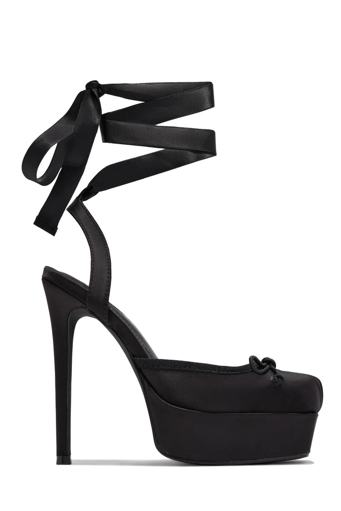 Plataformas Ballerina Negro