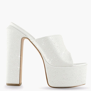 Plataforma Mindy Blanco para mujer | BeneShoes