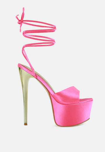 Plataforma Kesha Rosa para mujer | BeneShoes