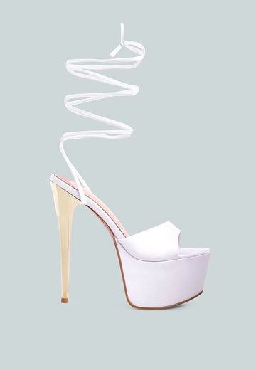 Plataforma Kesha Blanco para mujer | BeneShoes