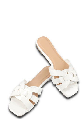 Sandalia Blossom Blanco para mujer | BeneShoes