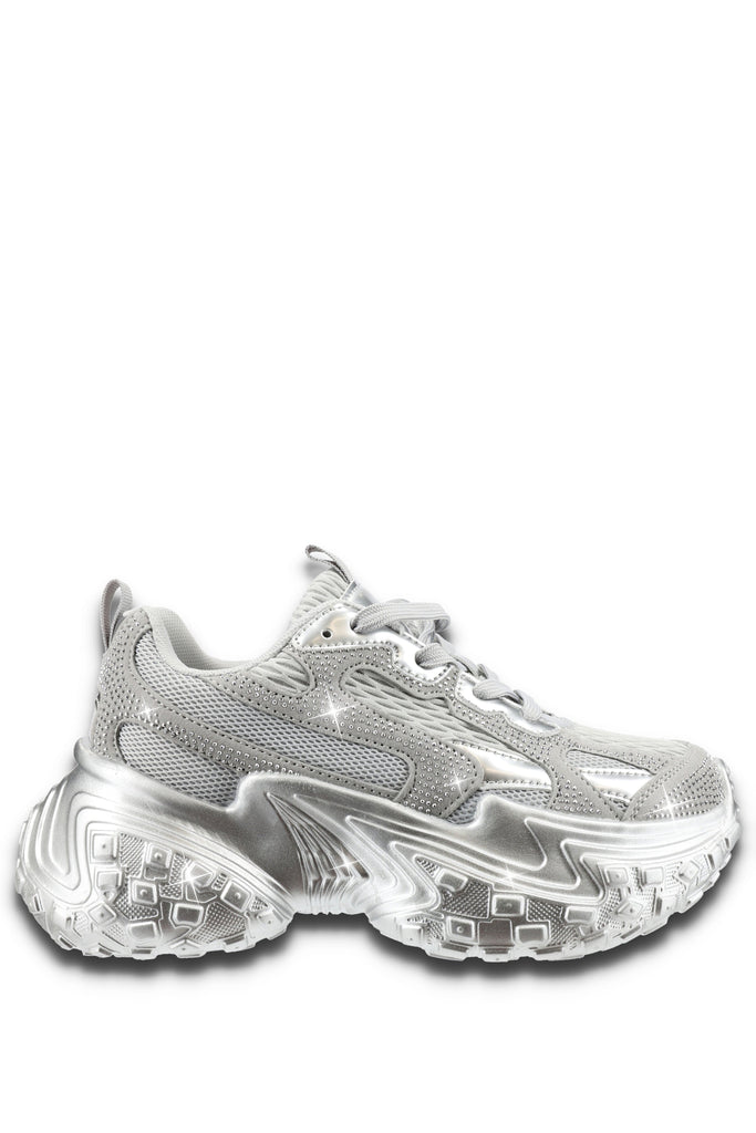 Tenis Cassey Plateados