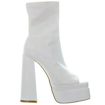 Botin Lulu Blanco para mujer | BeneShoes