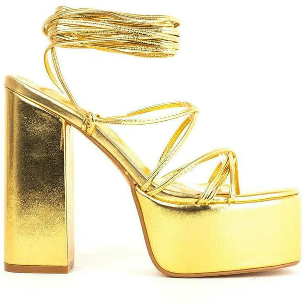 Zapato Vanity Dorado