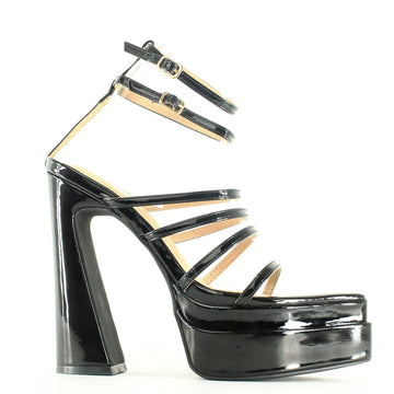Plataforma Cassie Negro para mujer | BeneShoes